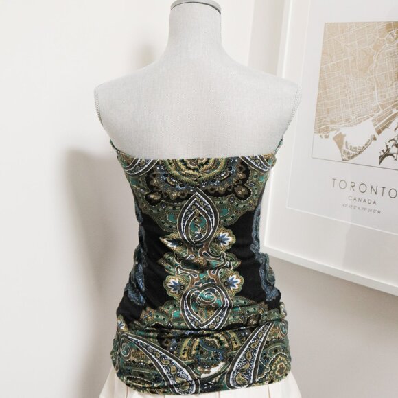 Boho Mandala Print Tunic Tube Top 🍃 FOREVER 21 - Picture 2 of 7